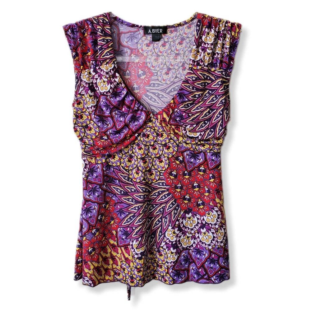 Women 90s Phoebe Milkmaid Babydoll Top Shirt M Fairy Whimsy Dark Coquette Grunge